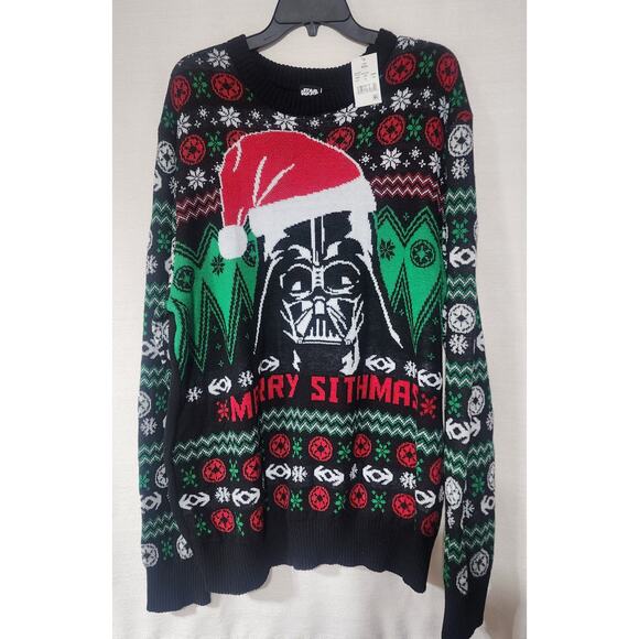 Dark Vader ''Merry Sithmas'' Christmas sweater men's XXL - Picture 5 of 7